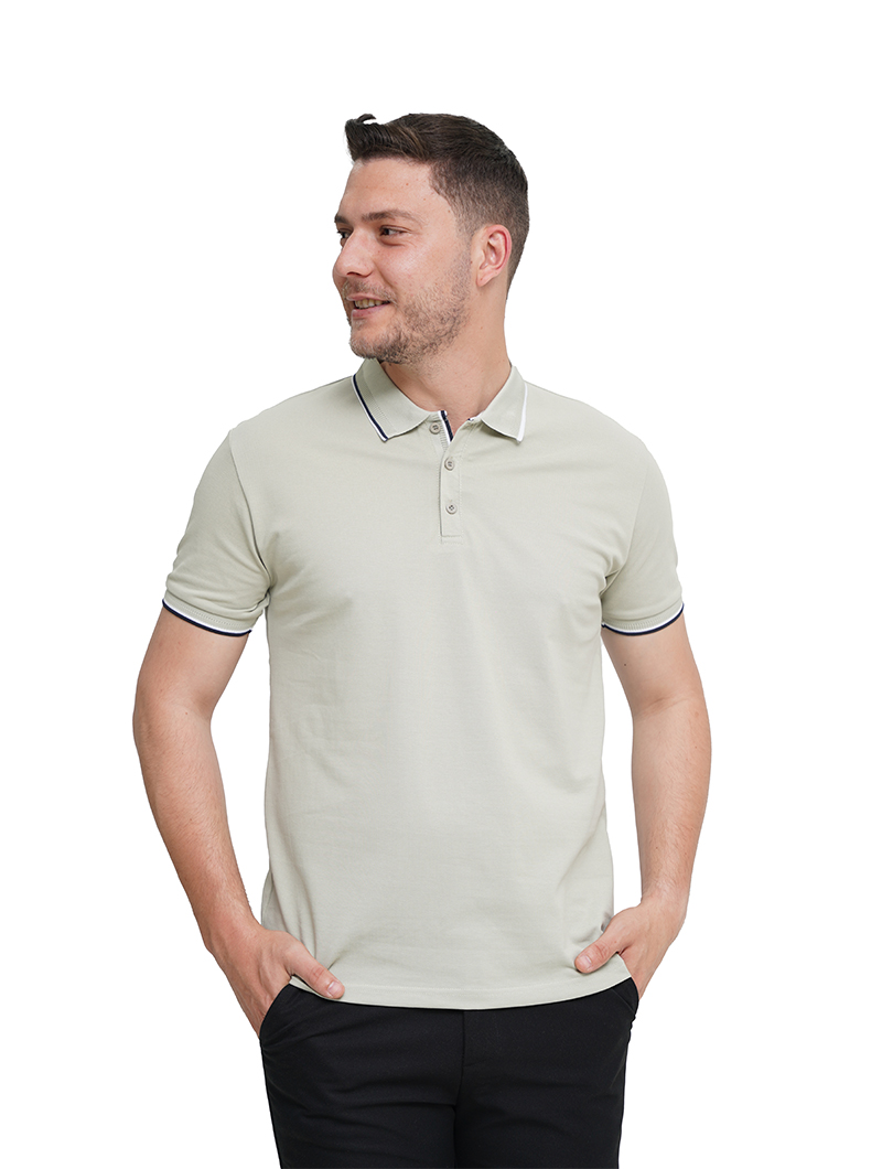 Polo en piqué de coton